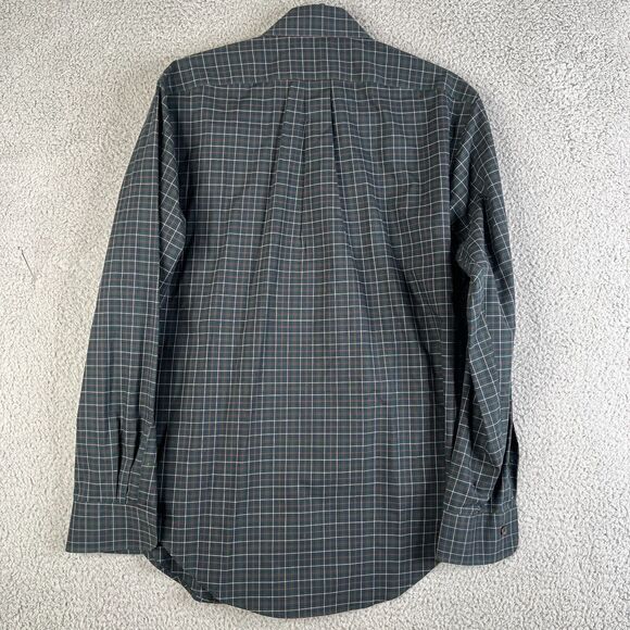 Lauren Ralph Lauren Green Label Dress Shirt Men 15.5-34/35 Plaid Green Non Iron - Picture 9 of 11